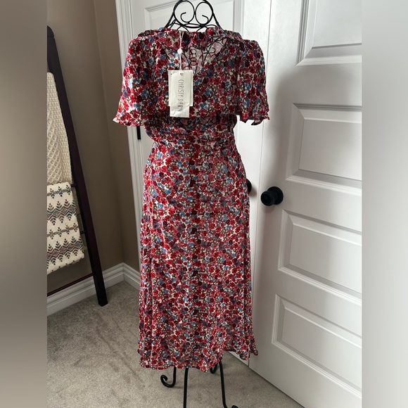 Christy Dawn The Daisy Dress Mulberry Garden Dead Stock Floral Midi Dress Small - Picture 13 of 14